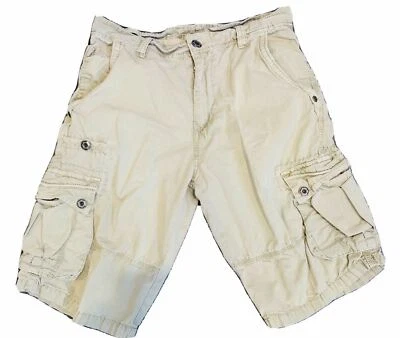 Pantalones Cortos Carga Hebilla Negros Para Hombre Talla 30 Caqui Silencio Atléticos Java 100% Algodón Foto 1 de 4