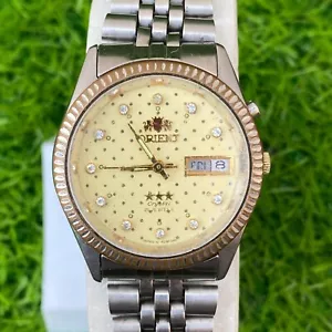 Orient TriStar Crystal Japan 46941 Auto Movement 21J Wristwatch for Restoration - Picture 1 of 16