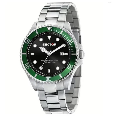 Orologio Uomo Sector 230 R3253161041 Lunetta Verde - Immagine 1 di 3