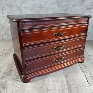 Cassettiera portagioie vintage Gunter Mele in legno con 2 cassetti - Foto 1 di 15