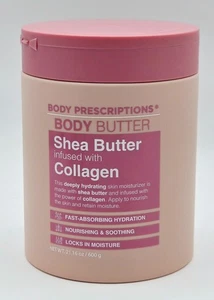 Body Prescriptions Body Butter- Shea Infused with Collagen- 21.16 oz NEW - Picture 1 of 2