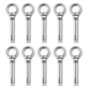 Bulloni Occhiello Spalla, Occhielli Resistenti 304 Acciaio Inox Parete Calcestruzzo Anc... - Foto 1 di 7