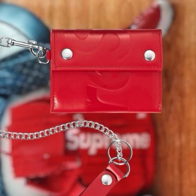 Supreme Leather Chain Wallet FW25 - Image 1 of 4