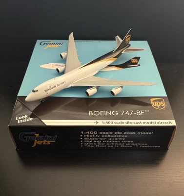 GeminiJets 1:400 UPS Boeing 747-8F GJUPS1627 Diecast Aircraft Scale Model Plane - Image 1 of 4