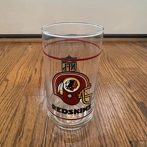 VINTAGE! Washington Redskins Official Promotional 16 oz. Drinking Glass - Picture 1 of 4