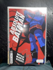 ABSOLUTER BATMAN #8 ERSTDRUCK - signiert von Scott Snyder UNGELESEN FAST NEUWERTIG!!  - Bild 1 von 9