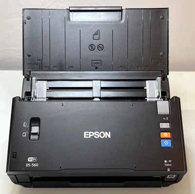 Epson WorkForce DS-560 Color Document Scanner / No Power Supply - Image 1 of 4