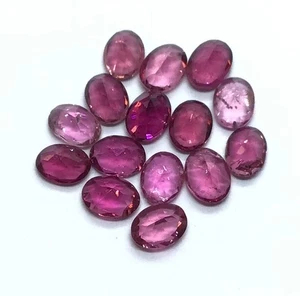 Oval Cut Faceted Natural Pink Tourmaline Loose Gemstone For All Jewelry Making - Picture 1 of 19