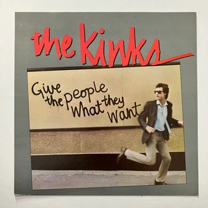 The Kinks Give People What They Want 1981 Promo Poster Flat 12"x12" - Picture 1 of 3