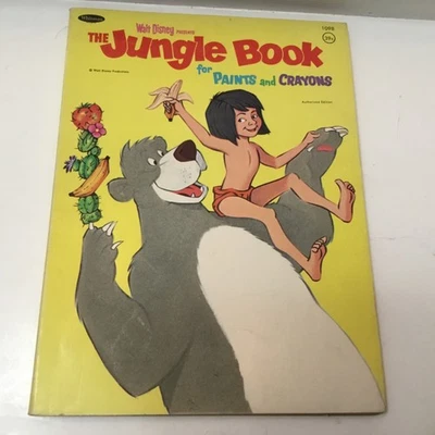 Libro para colorear Whitman The Jungle Book 1967 de colección Foto 1 de 4