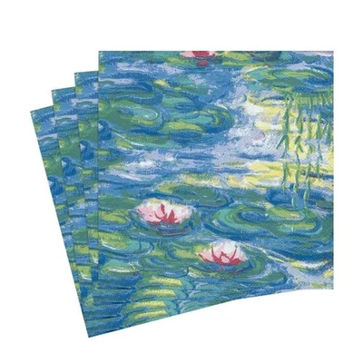 Бумажные салфетки для обеда Nympheas, упаковки по 20 штук - Изображение 1 из 2