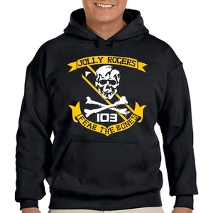 Jolly Rogers VFA-103 Fear The Bones Pullover Hoodie - Picture 1 of 1