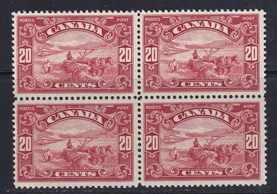 Canada #157  Scarce Block of Four  MH/MNH  CV $292.50  See* - Image 1 of 2