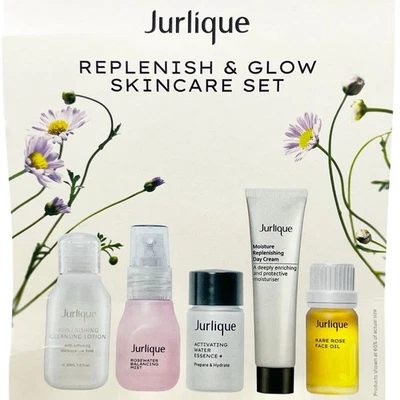 Набор для ухода за кожей Jurlique Replenish & Glow туман лосьон масло увлажнение дневной крем  - Изображение 1 из 4