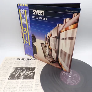 Sweet ‎– Level Headed Japan LP OBI VINYL Capitol Records ‎– ECS-81012 - Imagen 1 de 3