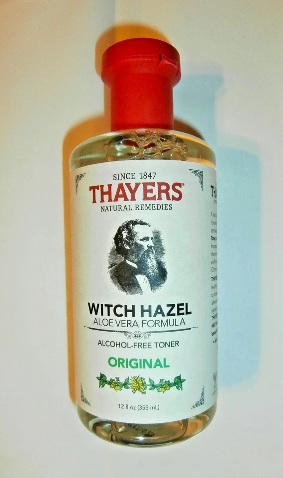 Thayers Remedies Original Toner Witch Hazel Aloe Vera Formula 12 fl oz Pack of 3