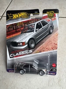 HOT WHEELS 2025 CLASSICS MERCEDES-BENZ 190E 2.5-16 EVOLUTION 2 ZAMAC - Bild 1 von 7