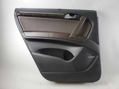 2007 - 2009 Audi Q7 4L Door Panel Cover W Power Window Switch Handle Rear Left - Image 1 of 4