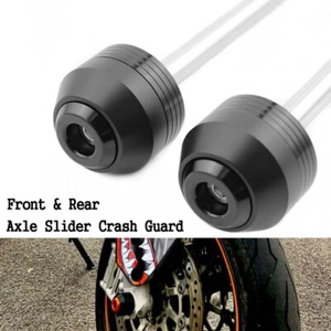 For Monster 696 797 821 937 950 Front Rear Axle Slider Crash Protector Aluminum - Picture 1 of 19