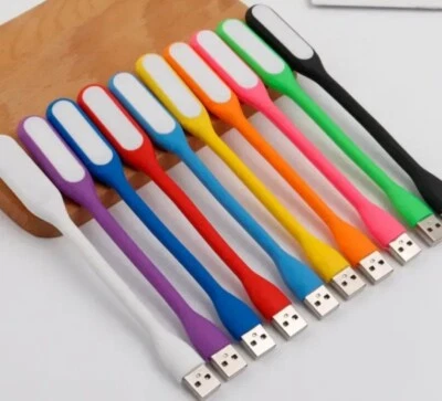 1 pc Flexible USB LED Light Mini Computer  Car Notebook Reading PC Bright Laptop - Image 1 of 4