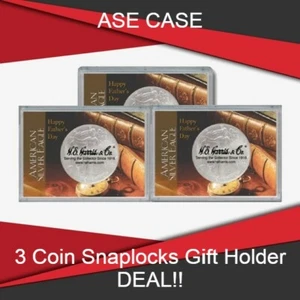 3 HE Harris Deluxe Frosty Case For ASE Happy Father's Day 2x3 GIFT Holders DEAL - Picture 1 of 3