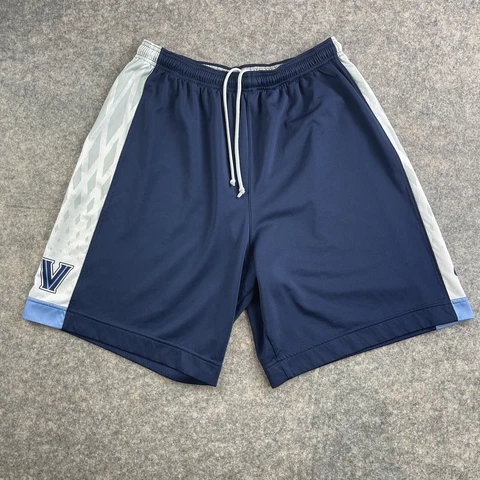 Villanova Nike Authentic Team Training Basketball Shorts Blue XXL Made In USA Cover