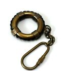 Copper Brass LIFEGUARD WHEEL Nautical Ship Travel Souvenir Collectable Key Ring