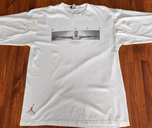 Vintage Air Jordan Wings Tee Large Retro 99' Michael Jordan Jordan 5 Bulls MJ - Picture 1 of 12