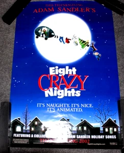 Movie Poster Eight Crazy Nights 2002 Adam Sandler 27 x 40 - Picture 1 of 3