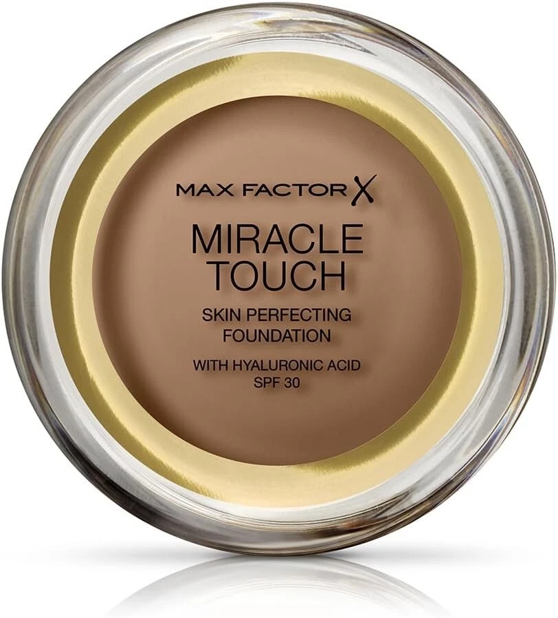 MAX FACTOR MIRACLE TOUCH FOUNDATION, Various Shades, (Free Fast Shipping🚚🤶🧦) - Image 1 of 1