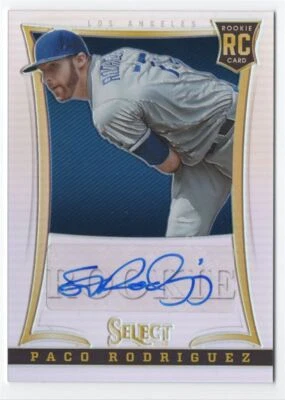 2013 Panini Select Prizm AUTO HOLO Paco Rodriguez Auto 92/99 Los Angeles Dodgers - Image 1 of 2