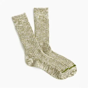 NEW MEN'S ONE SIZE ANONYMOUS ISM GO HEMP CREW SOCKS IN KHAKI MADE IN JAPAN - Imagen 1 de 1