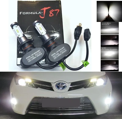 LED Kit N1 50W H7 6000K White Two Bulbs Head Light High Beam Replace Upgrade OE - Image 1 of 4