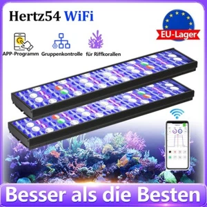 2 pz PopBloom H54 regolatore WiFi acquario illuminazione lampada LED spettro completo 120 cm - Foto 1 di 11