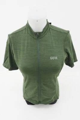 ¡NUEVO! Camiseta deportiva de ciclismo para mujer Gore Wear C3 de manga corta verde medio Foto 1 de 2