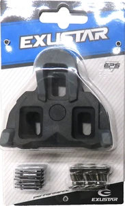 Botines compatibles Shimano SPD-SL por Exustar fijo cero 0 grados flotado 3 pernos - Imagen 1 de 2