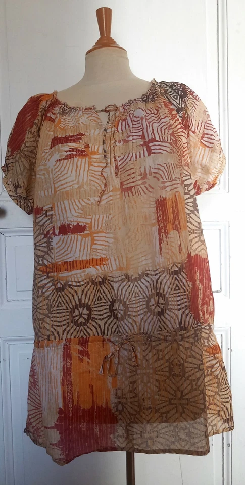 Robe Coton Jacqueline Riu - Taille 46 - Photo 1/2