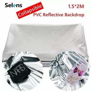 Ins Fotografie PVC reflektierende Kulisse Hintergrund für Studio Shooting 150x200cm - Bild 1 von 11