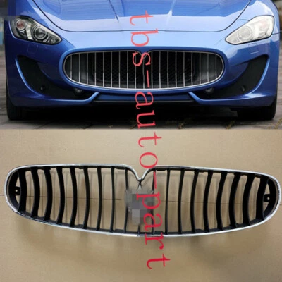 ABS Black+Plating Front Bumper Grill For Maserati GranTurismo 2008-2017  Foto 1 de 4