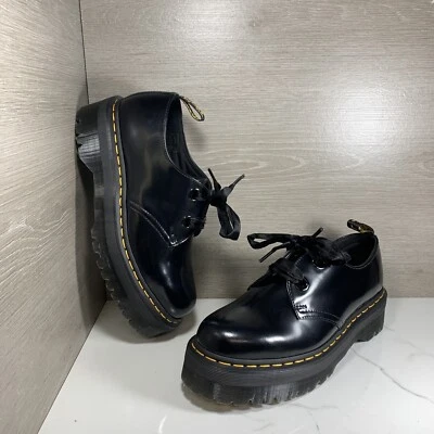 Zapatos Oxford Doc Martens Holly charol talla 11 plataforma usados en excelente estado Foto 1 de 4