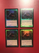 4X Mtg Scavenging Ooze Retro Frame Foil Promo Playset Magic The Gathering