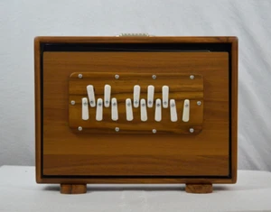 New Professional 13 Notes, Sur Peti, Shruti Box Double Bellow Teak Wood Musical - Zdjęcie 1 z 10