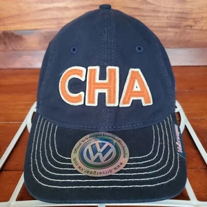 Volkswagen Hat Cap Men Blue CHA Logo Strapback Drive Gear - Picture 1 of 6