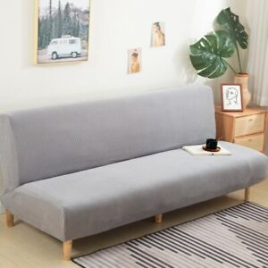 Large Without Armrests Stretch Folding Futon Cover Dust-proof Elastic Removable
