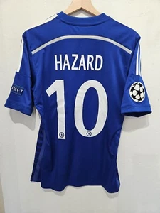 HAZARD CHELSEA 2014 2015 SIZE S ADIDAS SHIRT JERSEY TRIKOT SOCCER FOOTBALL UCL - Picture 1 of 10