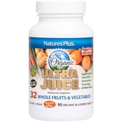 Natures Plus Ultra Juice 90 comprimidos bicapas Foto 1 de 2