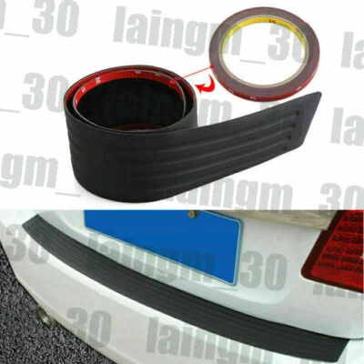 Car Rear Bumper Guard Rubber Protector Cover Sill Plate Trunk SUV Pad Trim USA E Foto 1 de 4
