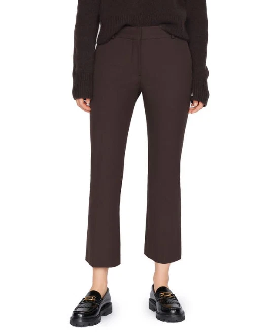 Frame Le Crop Mini Bootcut Trousers Americano Size 2 2457