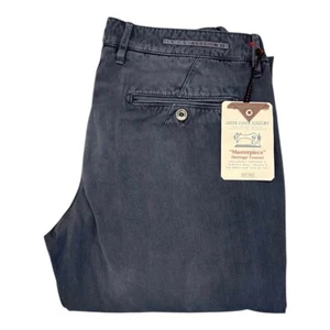 JACOB COHEN Pantalone WOLF OLD Uomo Chino Jeans Blu Grigio 100% Cotone Italy NUOVO - Foto 1 di 14
