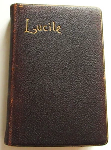 Owen Meredith LUCILE 1890s illustrated LEATHER AND GILT - Bild 1 von 10